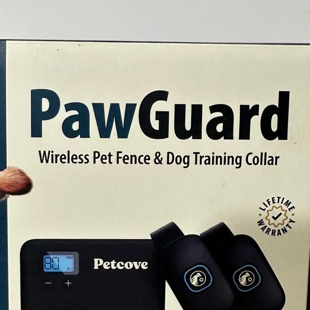 Petcove Paw Guard Wireless Pet Fence & Dog Training Collar (No strap)